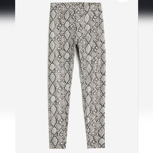 H&M Black and White Snakeskin Leggings